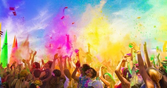 Holi festival dei colori